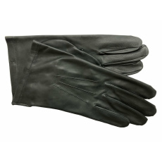 rukavice zimní kožené šedé