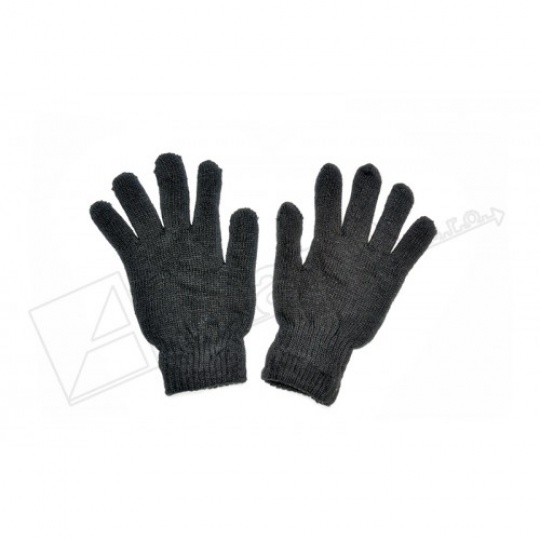 rukavice pletené černé